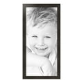 thumbnail image 2 of ArtToFrames 13" x 28" Flat Pewter Picture Frame, 13x28 inch Silver Wood Poster Frame (WOM-4887),  Pack, 2 of 7