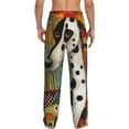 thumbnail image 6 of Cauagu Abstract Dalmatian Art Mens Pajama Pants Sleep & Lounge Pants,PJ Bottoms with Pockets-Large, 6 of 7