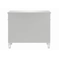 thumbnail image 3 of Benzara BM205521 Wooden Accent Cabinet with 3 Drawers & Mirror Accents, Silver, 3 of 5