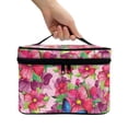 thumbnail image 3 of HELLHERO Flower Butterfly Kit Travel Cosmetic Organizer Bag with Brush Slots Polyester with Brush Holder With Brush Storage, 3 of 6