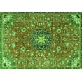 thumbnail image 1 of Ahgly Company Indoor Rectangle Medallion Green Traditional Area Rugs, 4' x 6', 1 of 1