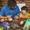 thumbnail image 6 of Shetay Dinosaur Egg Archaeological Dig Toys,12 Eggs, 12 Tools, 12 Cards, 6 of 8