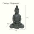 thumbnail image 2 of LuxenHome Meditating Buddha Statue, 21" Large Fiber Stone Zen Buddha Sculptures, Indoor Outdoor Buddha Statue,Zen Decor for Garden, Patio, Backyard Deck, 2 of 8