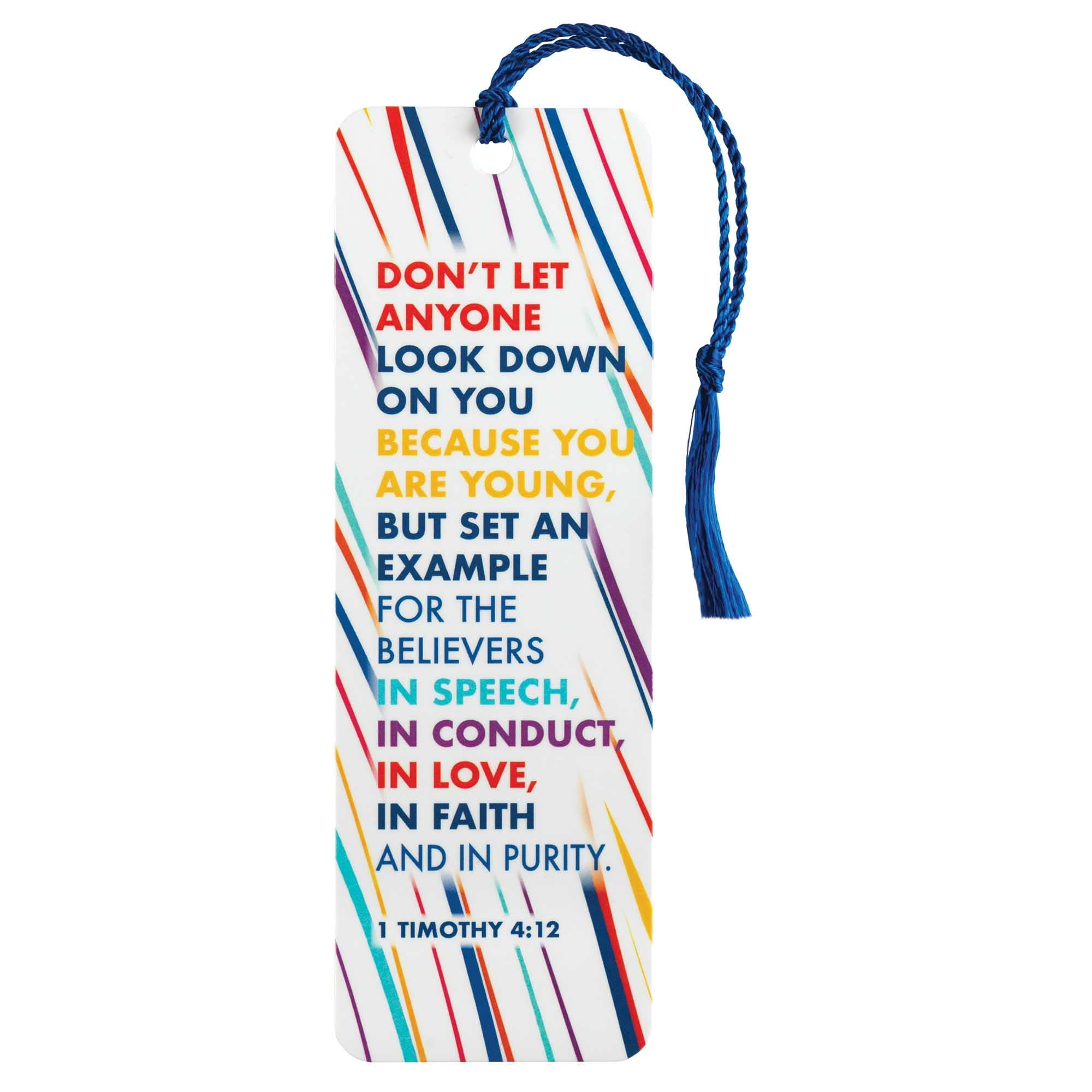 Dicksons Set an Example for Believers 6 inch Paper Tussled Bookmark Pack of 12