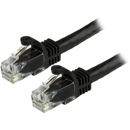 UPC: 0065030868778 | StarTech N6PATCH1BK StarTech.com Cat6 Patch Cable – 1 ft. – Black Ethernet Cable – Snagless RJ45 Cable – Ethernet Cord – Cat 6 Cable – 1 ft.