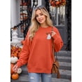 thumbnail image 5 of MOUSYA Halloween Sweatshirt Women Spooky Season Shirt Pumpkin Fall Sweatshirt Ghost Long Sleeve Pullover Tops, 5 of 9
