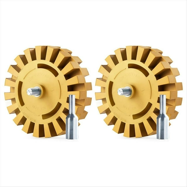 Removedor de Calcomanías, Borrador de Rueda, Borrador de Goma, Removedor de Ruedas, Disco, Borrador, Kit de Herramientas para Ruedas para Automóvil
