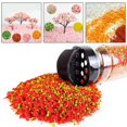 thumbnail image 4 of Milaget Poudre d'Arbre Miniature 520 ml Modèle de Chemin de Fer Kit de Construction de Jardin Poudre Feuillage Rouge Vert, 4 of 9