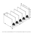 thumbnail image 3 of Furinno Hermite Desk Organizers and Accessories with File Holder, Office Organization, Desk Top Book Shelf, for Office Supplies, Black Espresso, 3 of 8