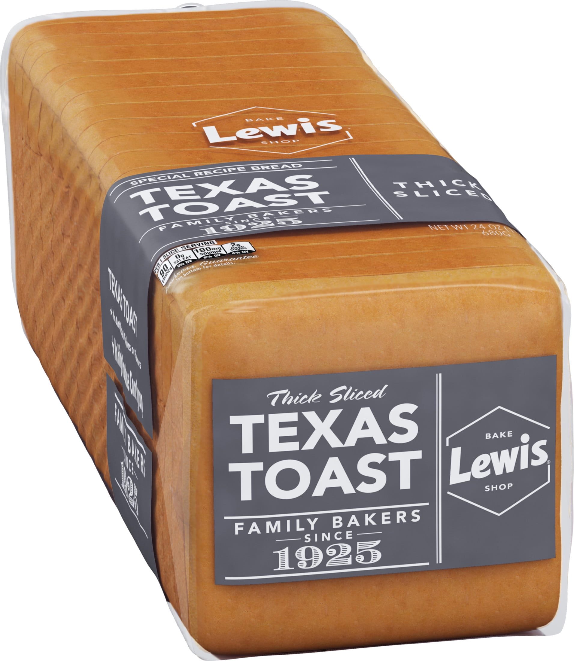 Lewis Bake Shop Texas Toast Thick Sliced Bread, 24 oz