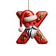 thumbnail image 1 of Decoraciones Del Árbol de Navidad Decoración Del Árbol de Navidad de 26 Letras Decoración Del Árbol de Navidad Colgante Decoración Del Árbol de Navidad Personalizada, 1 of 5