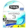 Schick Hydro 3 Cartridges 4 ea (Pack of 2)