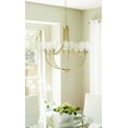 thumbnail image 2 of Quorum Lighting Enclave 8-Light Chandelier, Polished Nickel, 30 Width, 29 Height, Clear/Seeded Glass, 2 of 4