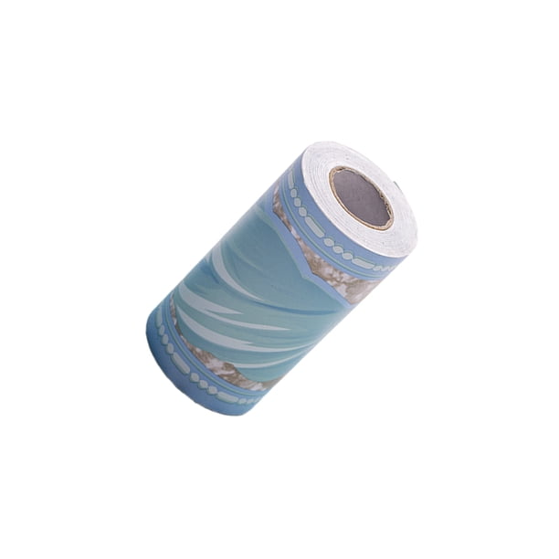 Inteprter Pegatinas de borde de papel tapiz decorativas e impermeables hechas con PVC autoadhesivo de amplia aplicación Decoración del hogar estilo 5