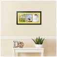 thumbnail image 2 of ArtToFrames Collage Photo Picture Frame with 3 - 6x8 Openings, Framed in Black with Canary and Black Mats (CDM-3926-65), 2 of 8