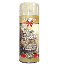 Rapide It's Christmas Spray and Sparkle Glitter Gold 200ml