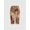 Brown 4, variant on Women Patchwork Print Capri Pants High Waist Slim Vintage Mixed Pattern Cropped Trousers