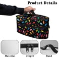 thumbnail image 5 of HELLHERO Colored Lantern Patterns Clothes Iron Storage Case Polyester with Zipper Closure Lightweight Travel Iron Organizer for Travel Clothes Steamer, Case Only, 5 of 6