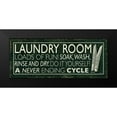 thumbnail image 2 of Pela Studio 24x12 Black Modern Framed Museum Art Print Titled - Laundry Room I, 2 of 5