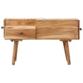 thumbnail image 2 of Charmma Coffee Table 27.5"x23.6"x16.5" Solid Acacia Wood, 2 of 12