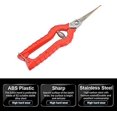 thumbnail image 4 of Kit de tijeras de podar para jardín con resorte de plástico ABS y acero inoxidable rojo de 96 mm, 4 of 5