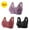 3pc#1Purple+1Wine+1Black, variant on GERsome 3pcs Front Button Bra Convenient Snap Sleep Bra Front Closure Sports Bras Women Comfortable Everyday Sleep Bras for Older Women No Wire