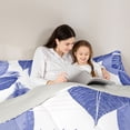 thumbnail image 5 of Homewish Botanical Plants Leaves 2pcs Bedding Comforter Set For Children Teens Adults,Minimalist Mid Century Twin Comforter Sets,Abstract Stripes Lines Breathable Bedding Set, 5 of 8