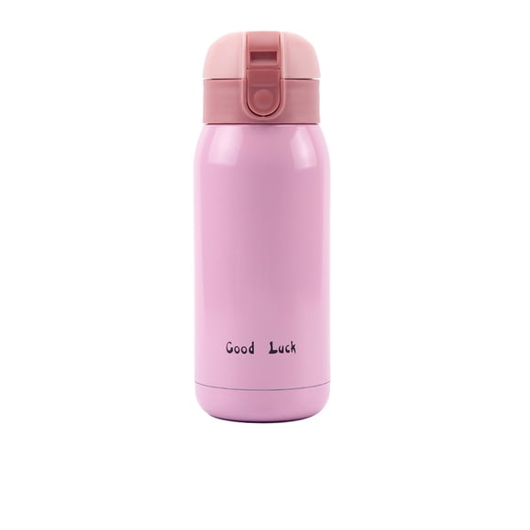 Botella de termo al vacío Wosthever de Acero inoxidable 360ml color rosa