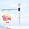 thumbnail image 2 of Three-dimensional Three-sided Toothbrush PBT Ultra-fine Soft Hair Adult Toothbrush Tongue Scraper Deep Cleaning Oral Care Toothbrush, 2 of 3