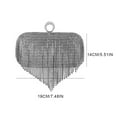 thumbnail image 2 of Franhais Female Evening Bag, Small Portable Rhinestone Tassels Handbag Purse Nice Gift for Women, 2 of 2