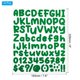 thumbnail image 2 of Uxcell Letras y Números de Alfabeto Stickers, 6 Hojas de Calcomanías Autoadhesivas, Verde Oscuro, 2 of 6