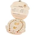 thumbnail image 4 of Baby Teeth Save Box, Teeth Box Save Organizer For Baby Kids, Wooden Tooth Box Children In Souvenir Wood Gift, 4 of 5