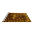 thumbnail image 2 of Ahgly Company Machine Washable Indoor Rectangle Persian Yellow Traditional Area Rugs, 8' x 10', 2 of 4