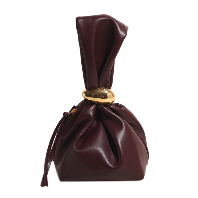 Mini Bolso Cubo Mando Cargar Bolsas para Mujer Pup Casual Nudos