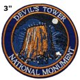 thumbnail image 2 of Devils Tower National Monument Embroidered Patch Iron/Sew-On Applique Souvenir, 2 of 2