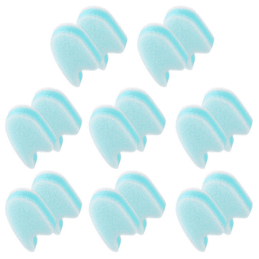 XIRQI 8Pcs Toe Spacers, Hammer Toe Straightener, Bunion Corrector for Women Big Toe, Discreet and Comfortable Toe Separators for Men