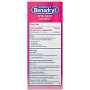 2 Pack - Childrens Dye-Free Allergy Liquid, Bubble Gum 4 oz