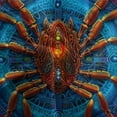 thumbnail image 5 of Home Bedclothes 3D Spider Printed Duvet Cover Set Teen Adult Highend Bedding Set Bedspreads,Queen (90"x90"), 5 of 6