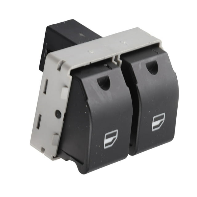 Interruptor Eléctrico De Ventana, Botón De Elevación De Vidrio, 6Q0959858, Reemplazo De Control Para Puerta Trasera, 1x Negro