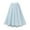Blue, variant on Lovskoo Women's Tulle Skirt Elegant Pleated Skirts for Women Midi Length Elastic Waist Purple