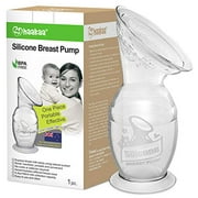 Haakaa Manual Breast Pump with Suction Base Breastfeeding Milk Pump(5oz/150ml)