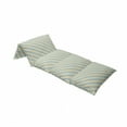 thumbnail image 4 of Shabby Flora Floor Pillow Lounger Cover, Nostalgic Diagonal Bold and Thin Stripes Geometric Simplistic, Nap Mat Printed Fabric Case for 5 Pillows, 88" x 36", Almond Green Apricot, by Ambesonne, 4 of 5