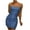 Blue, variant on Aoochasliy Summer Dresses for Women Mini Dress Sequins Flash Chip Solid Club Night Backless Chain Buttocks Sleeveless Short Dress Summer!