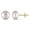 Pink, variant on Everly Women's Cultured Pearl 10k Yellow Gold Earrings