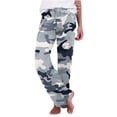 thumbnail image 5 of Axiiglly Pajama Pants for Women Funny Printed Elastic Waist Pajama Bottoms Casual Comfy Loose Sleepwear Fall Pajamas Full Length Pants with Pockets, 5 of 7