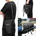 thumbnail image 5 of Mosiso Motorcycle Tail Bag Waterproof Storage Saddle Bag 10L Outdoor Sports Travel Motorbike Seat Back Bag Light Tank Bag Tool Carry Hand Shoulder Bags, Black, 5 of 7