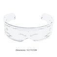 thumbnail image 1 of Gafas Luminosas Gafas luminosas Gafas acrílicas brillantes Compatible con gafas de flash rápido y lento (A) Hugtrwg Libre de BPA, 1 of 4