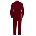 thumbnail image 4 of JHHLSF Men's Tracksuit 2 Piece Sweatshirt and Sweatpants Solid Color Zipper Pullover Joggers Sport Pant Set Sweat Winter Suit with Pockets Red-b,L, 4 of 7