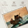 thumbnail image 6 of Elephant Stock The Herring Net Wall Art - Horizontal Canvas Wall Art - Living Room Wall Decor - Hobbies And Lifestyle Canvas - Gray And Orange Decor By Winslow Homer - 48" x 32", 6 of 8