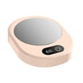 thumbnail image 1 of Calentador de tazas de café portátil, eléctrico, para bebidas, para escritorio, hogar, dormitorio rosa, 1 of 9